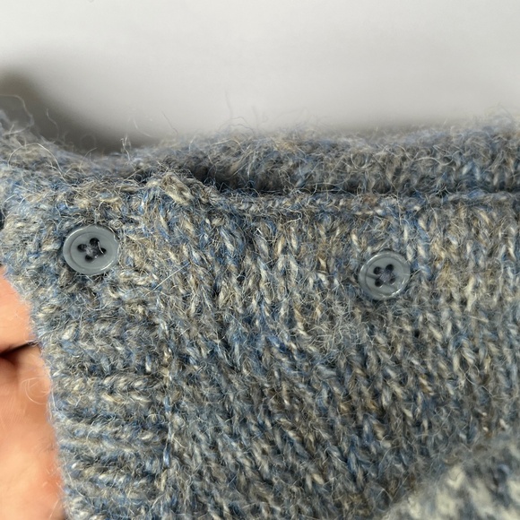 Mango Baby - Jacquard Knitted Sweater Blue - 2-3 years - Kids - Picture 11 of 14